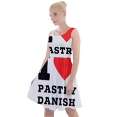 I Love Pastry Danish Knee Length Skater Dress by ilovewhateva