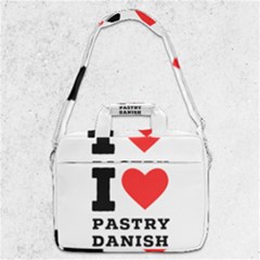 I Love Pastry Danish Macbook Pro 13  Shoulder Laptop Bag  by ilovewhateva