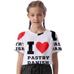 I Love Pastry Danish Kids  Basic Tee by ilovewhateva