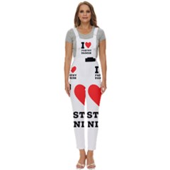 I Love Pastry Danish Women s Pinafore Overalls Jumpsuit by ilovewhateva