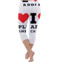 I love Apple caramel Capri Yoga Leggings View4