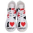 I love Apple caramel Women s Hi-Top Skate Sneakers View1