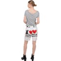 I love Apple caramel Women s Pocket Shorts View2