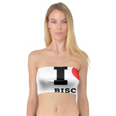 I Love Biscotti Bandeau Top by ilovewhateva