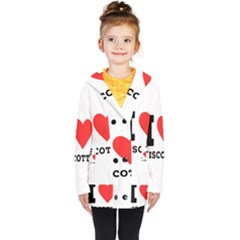 I Love Biscotti Kids  Double Breasted Button Coat by ilovewhateva