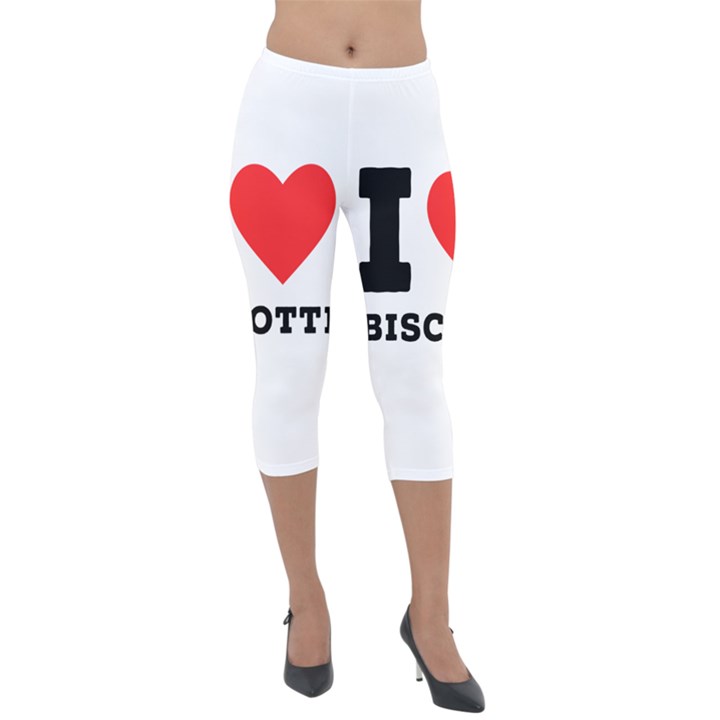 I love biscotti Lightweight Velour Capri Leggings 