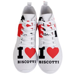 I Love Biscotti Men s Lightweight High Top Sneakers by ilovewhateva