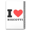 I love biscotti 5.5  x 8.5  Notebook View4