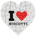 I love biscotti Wooden Puzzle Heart View1