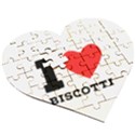 I love biscotti Wooden Puzzle Heart View3