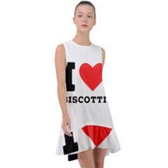 I Love Biscotti Frill Swing Dress by ilovewhateva