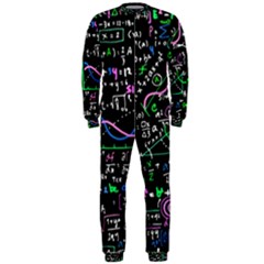 Math-linear-mathematics-education-circle-background Onepiece Jumpsuit (men) by Salman4z