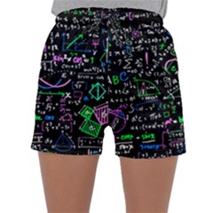 Math-linear-mathematics-education-circle-background Sleepwear Shorts by Salman4z