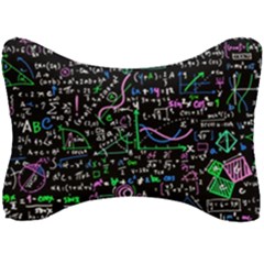 Math-linear-mathematics-education-circle-background Seat Head Rest Cushion by Salman4z