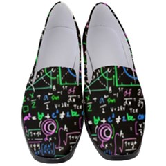 Math-linear-mathematics-education-circle-background Women s Classic Loafer Heels by Salman4z