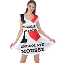 I Love Chocolate Mousse Cap Sleeve Dress by ilovewhateva