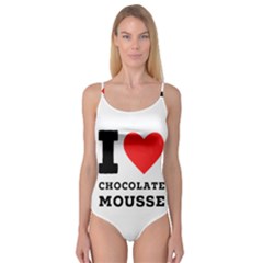 I Love Chocolate Mousse Camisole Leotard  by ilovewhateva