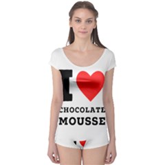 I Love Chocolate Mousse Boyleg Leotard  by ilovewhateva