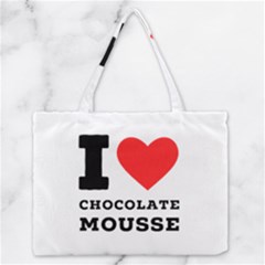 I Love Chocolate Mousse Zipper Medium Tote Bag by ilovewhateva