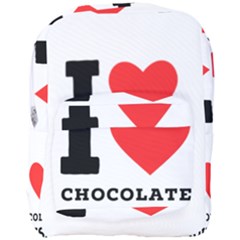 I Love Chocolate Mousse Full Print Backpack by ilovewhateva