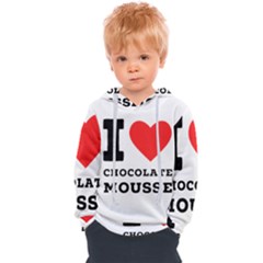 I Love Chocolate Mousse Kids  Overhead Hoodie by ilovewhateva