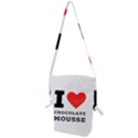 I love chocolate mousse Folding Shoulder Bag View1