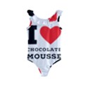 I love chocolate mousse Kids  Frill Swimsuit View1