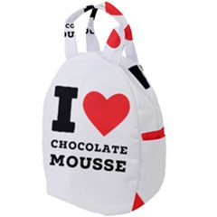 I Love Chocolate Mousse Travel Backpack by ilovewhateva