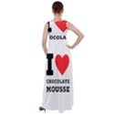 I love chocolate mousse Empire Waist Velour Maxi Dress View2