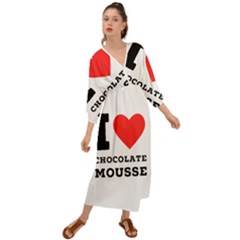 I Love Chocolate Mousse Grecian Style  Maxi Dress by ilovewhateva