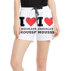 I Love Chocolate Mousse Women s Runner Shorts by ilovewhateva