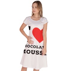 I Love Chocolate Mousse Classic Short Sleeve Dress by ilovewhateva