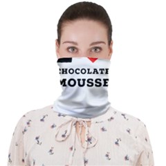 I Love Chocolate Mousse Face Covering Bandana (adult) by ilovewhateva