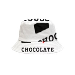 I Love Chocolate Mousse Bucket Hat (kids) by ilovewhateva