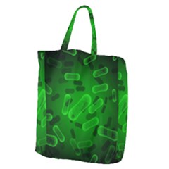 Green-rod-shaped-bacteria Giant Grocery Tote by Salman4z