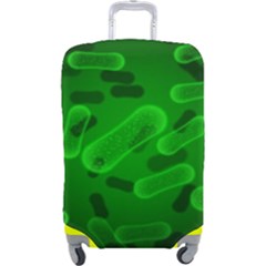 Green-rod-shaped-bacteria Luggage Cover (large) by Salman4z