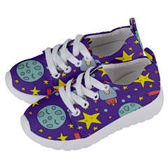 Card-with-lovely-planets Kids  Lightweight Sports Shoes by Salman4z