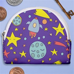 Card-with-lovely-planets Horseshoe Style Canvas Pouch by Salman4z