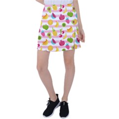 Tropical-fruits-berries-seamless-pattern Tennis Skirt by Salman4z