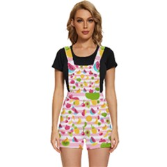 Tropical-fruits-berries-seamless-pattern Short Overalls by Salman4z