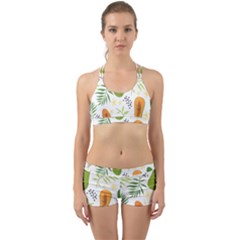 Seamless-tropical-pattern-with-papaya Back Web Gym Set by Salman4z