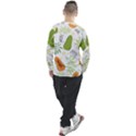 Seamless-tropical-pattern-with-papaya Men s Long Sleeve Raglan Tee View2