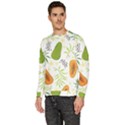 Seamless-tropical-pattern-with-papaya Men s Fleece Sweatshirt View2