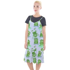 Cute-green-frogs-seamless-pattern Camis Fishtail Dress by Salman4z