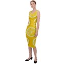 Lemon-fruits-slice-seamless-pattern Sleeveless Pencil Dress View2