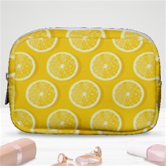 Lemon-fruits-slice-seamless-pattern Make Up Pouch (small) by Salman4z