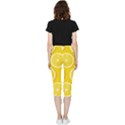 Lemon-fruits-slice-seamless-pattern Inside Out Lightweight Velour Capri Leggings  View2