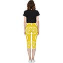 Lemon-fruits-slice-seamless-pattern Inside Out Lightweight Velour Capri Leggings  View4