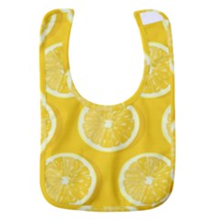 Lemon-fruits-slice-seamless-pattern Baby Bib by Salman4z