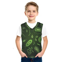 Bacteria-virus-seamless-pattern-inversion Kids  Basketball Tank Top by Salman4z